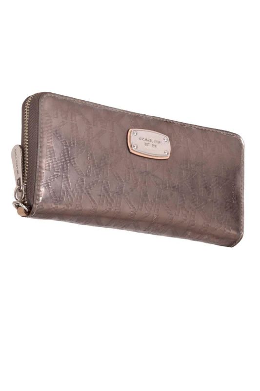 Michael Kors Metallic Monogram Wallet
