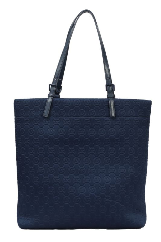 Michael Kors Monogram Blue Tote Bag