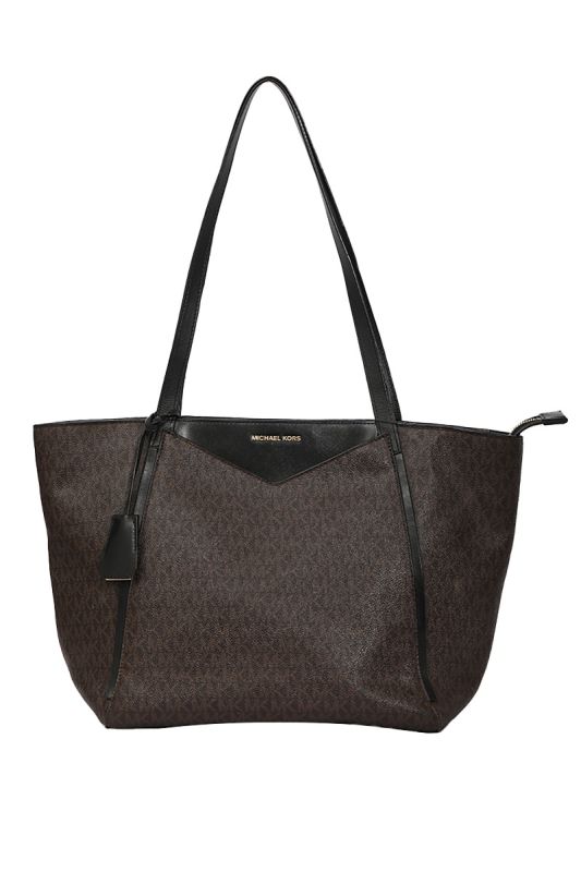 Michael Kors Monogram Brown Tote Bag