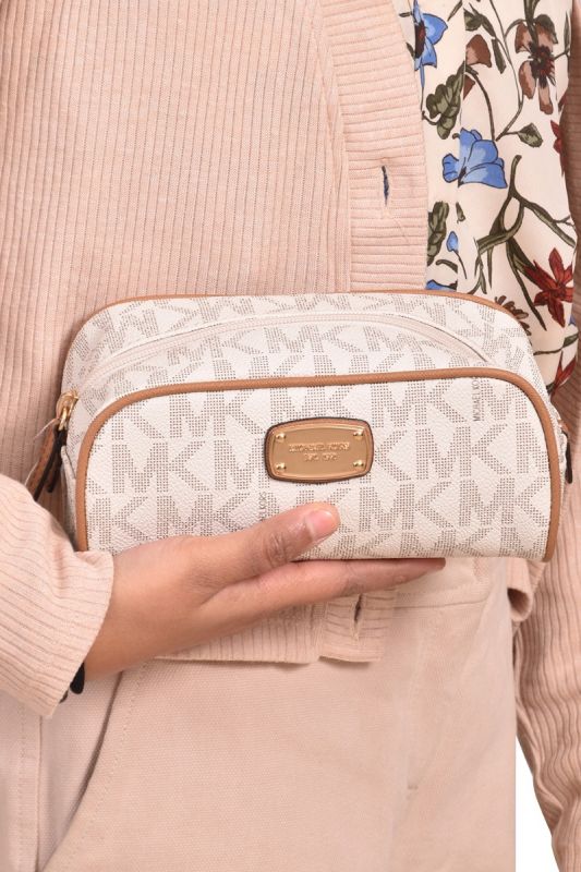 Michael Kors Monogram Canvas Toiletry Pouch