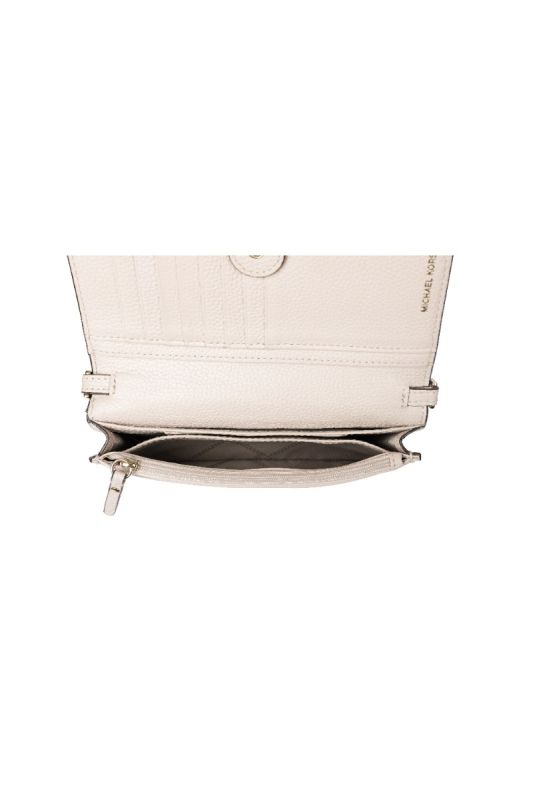 Michael Kors Monogram White Crossbody Bag