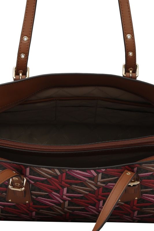 Michael Kors Multi Color Monogram Tote Bag
