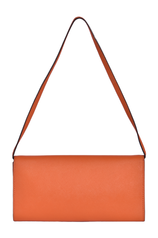 Michael Kors Orange Leather Sling Bag