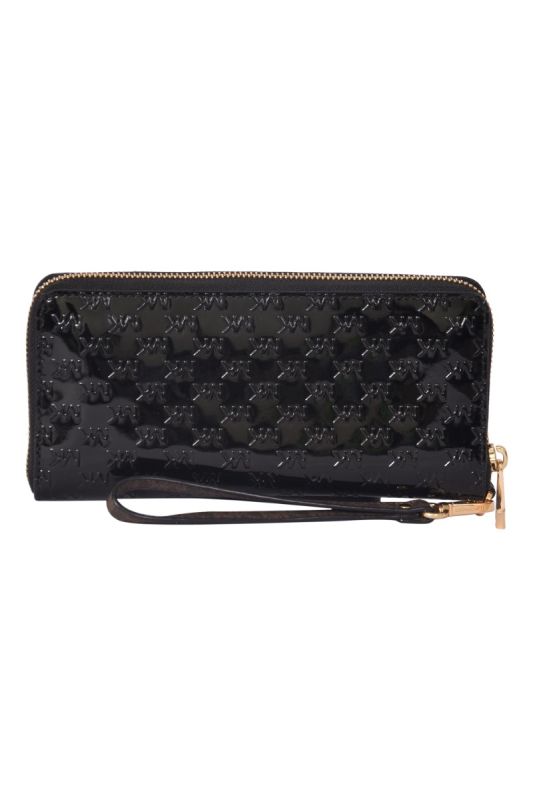 Michael Kors Patent Leather Black Wristlet
