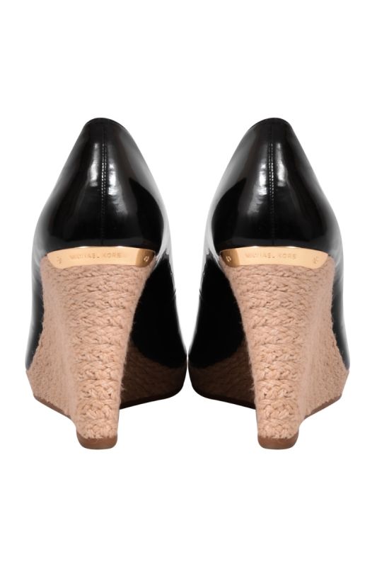 Michael Kors Patent Leather Keega Wedges