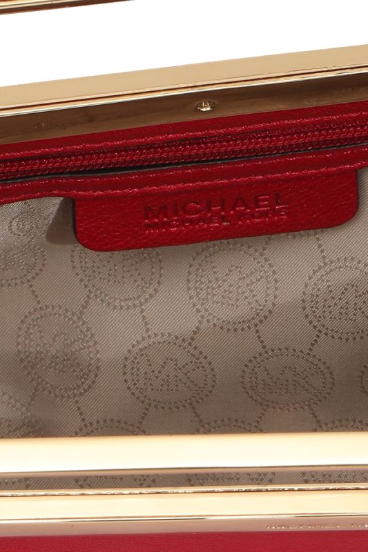 Michael Kors Pebble Leather Red Sling Bag