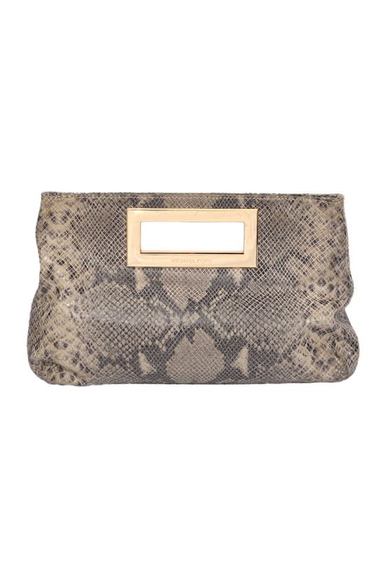 Michael Kors Python Clutch