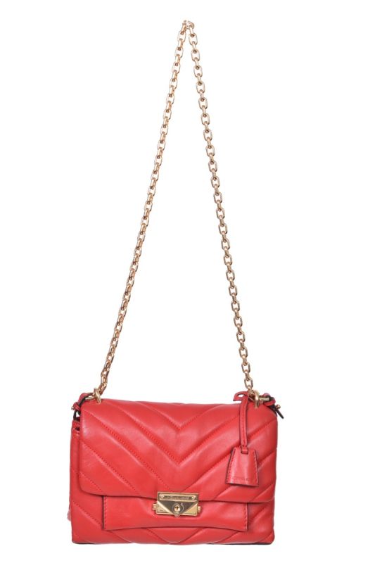 Michael Kors Quilted Red Shoulder Bag