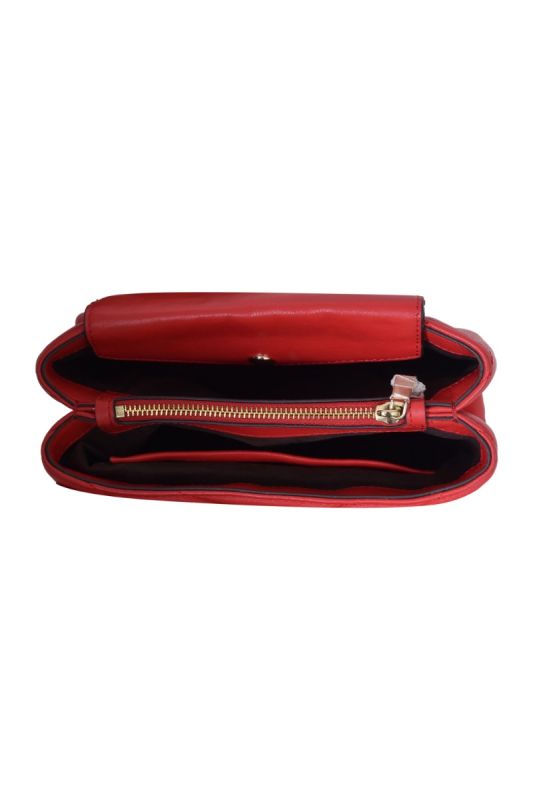 Michael Kors Quilted Red Shoulder Bag