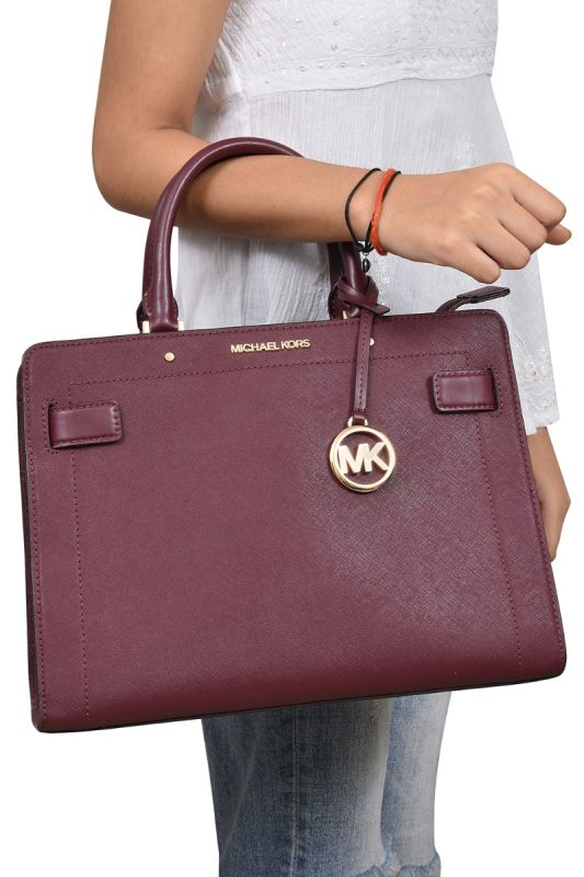 Michael Kors Rayne Burgundy Handbag