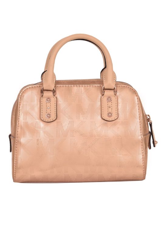 Michael Kors Rose Gold Monogram Handbag