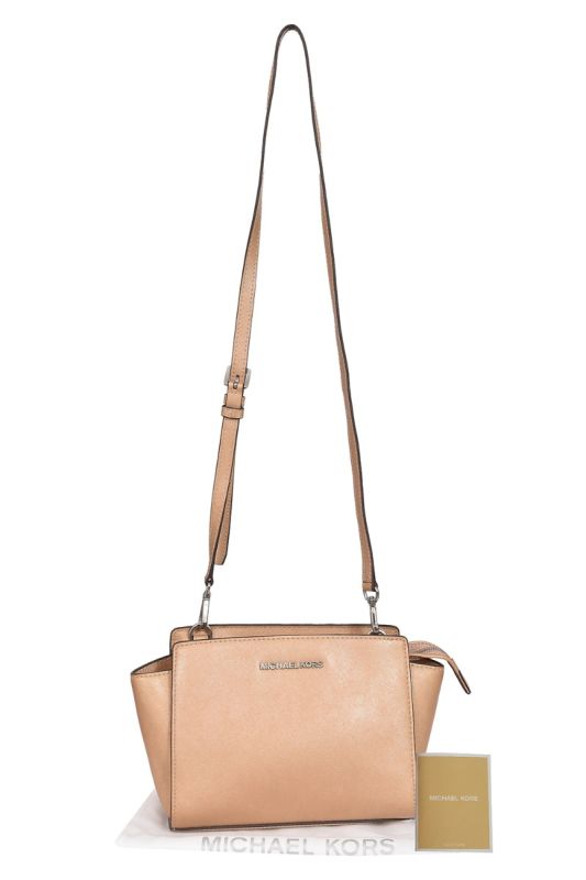 Michael Kors Selma Medium Leather Crossbody
