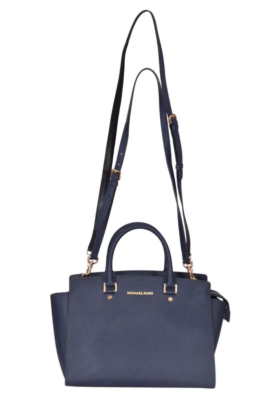 Michael Kors Selma Medium Saffiano Leather Satchel Bag