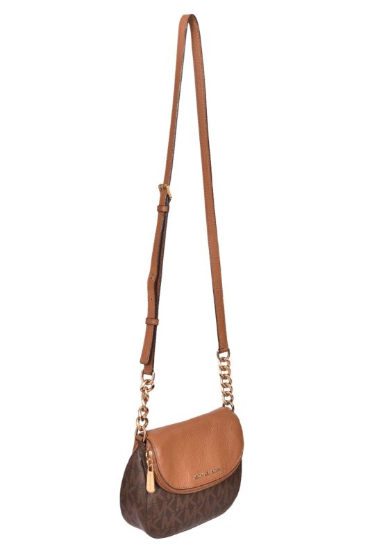 Michael Kors Signature Coated Canvas Mott Dome Crossbody Bag