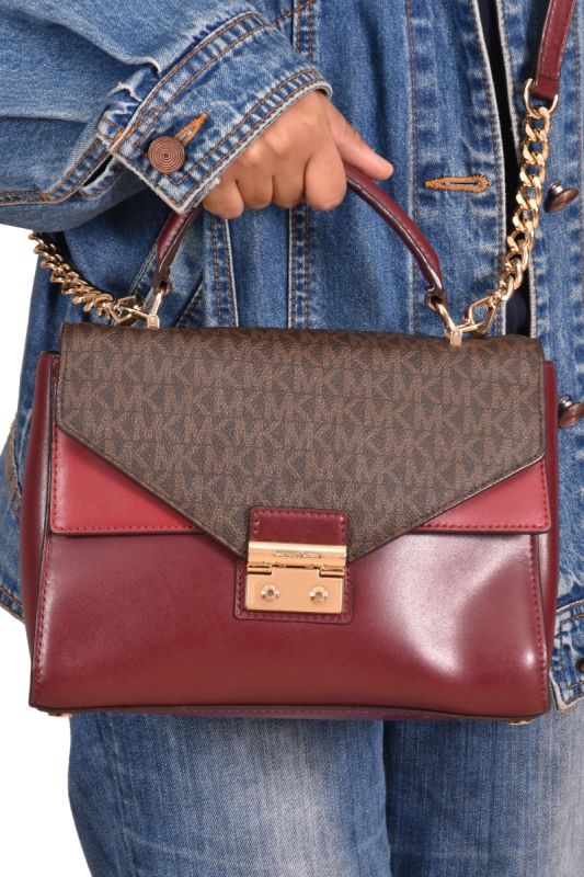 Michael Kors Sloan Leather Satchel Bag