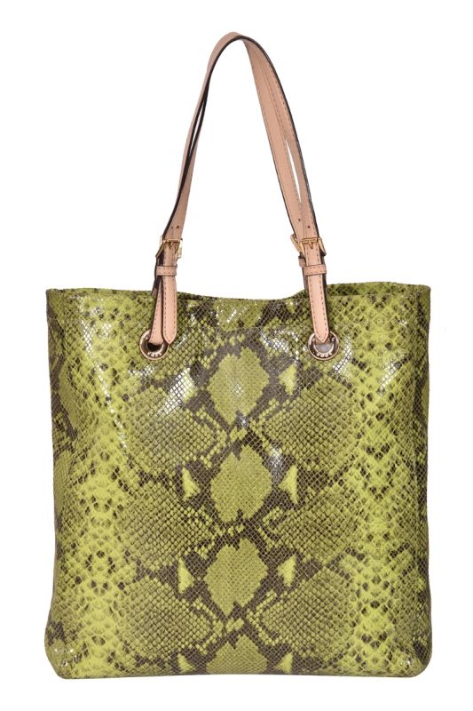 Michael Kors Snake Skin Embossed Tote Bag