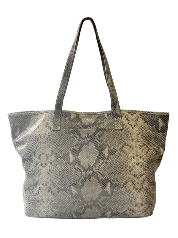 MICHAEL KORS SNAKE SKIN PRINT TOTE BAG