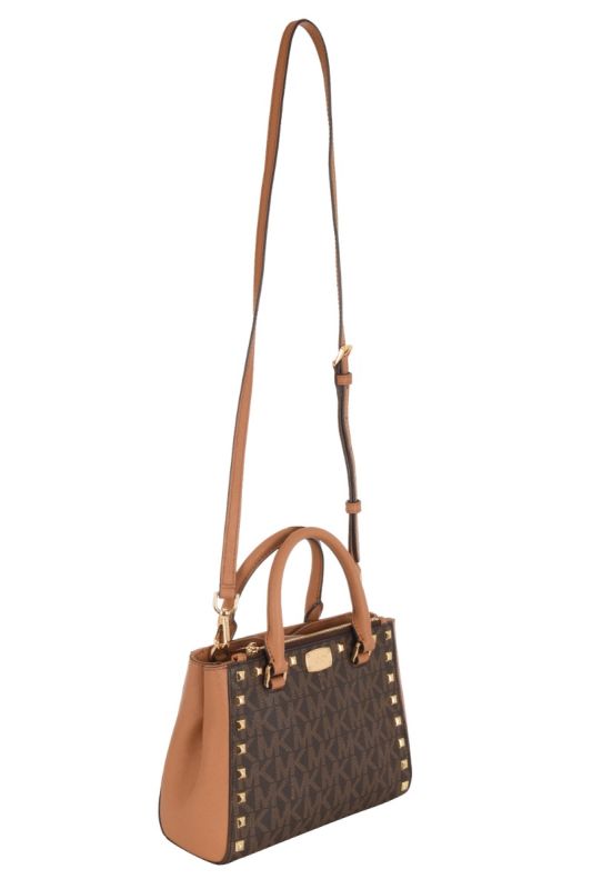 MICHAEL KORS STUDDED SATCHEL BAG