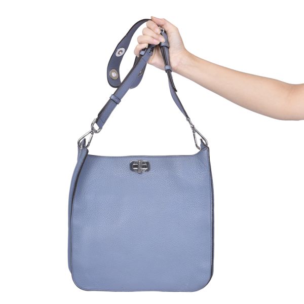 MICHAEL KORS SULLIVAN LEATHER MESSENGER BAG