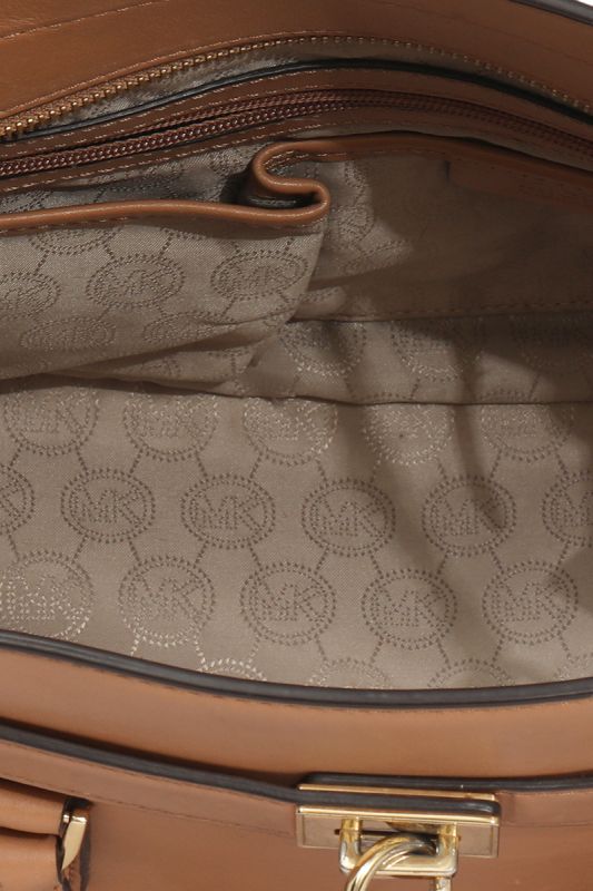 Michael Kors Tan Leather Hamilton Satchel Bag