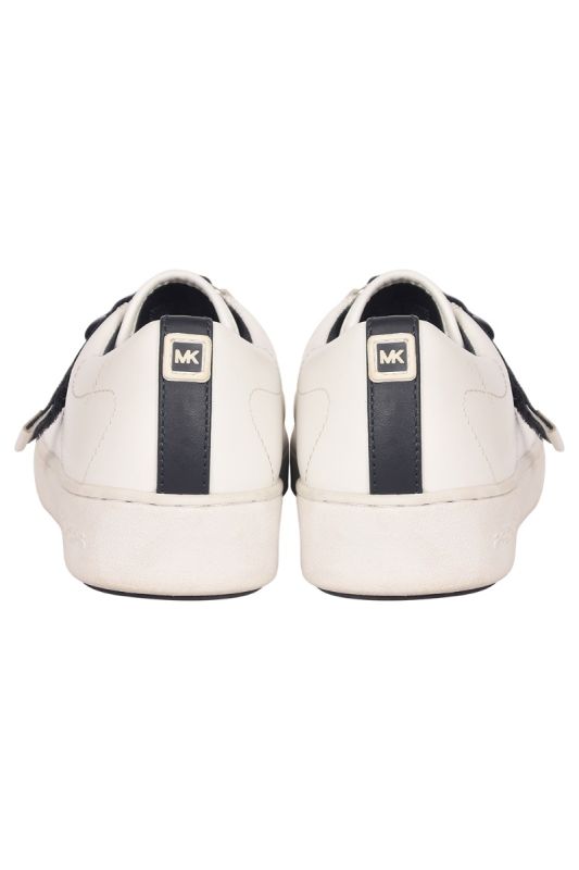 Michael Kors White Casey Leather Sneakers