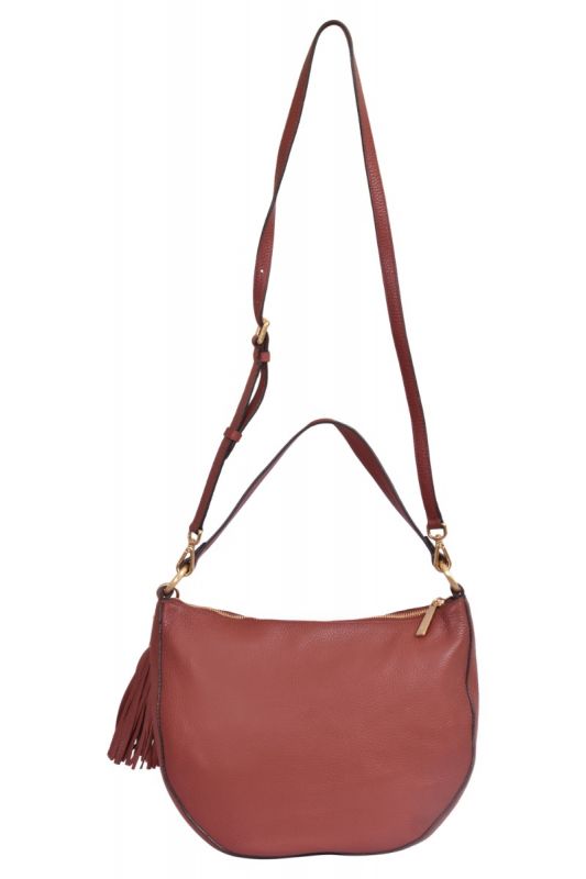 Michael Kors Women’s Brick Brooklyn Grommet Hobo Bag