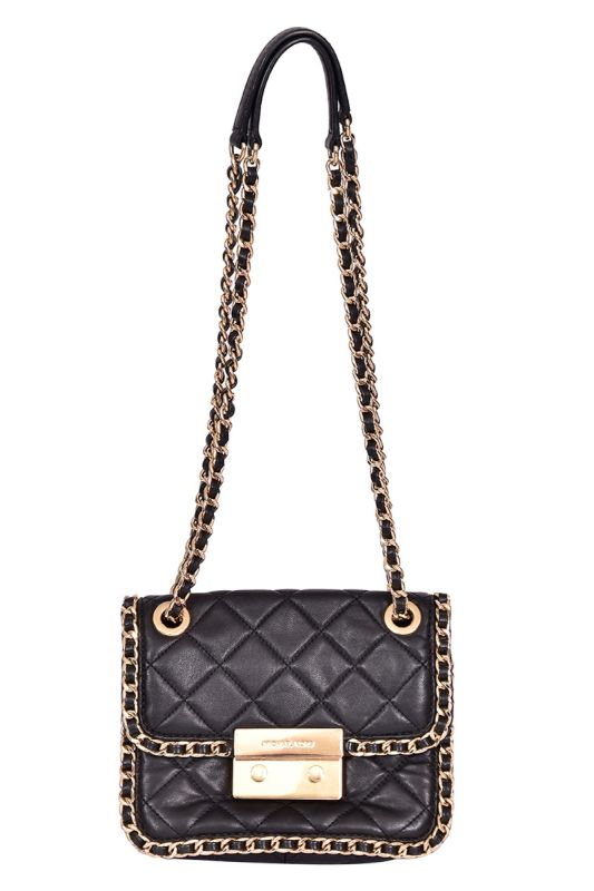 Michael KorsSloan quilted black shoulder bag