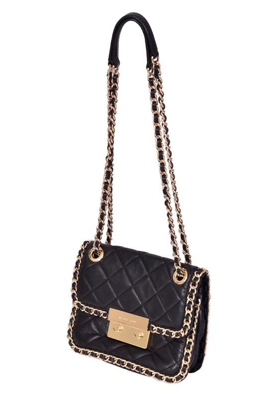 Michael KorsSloan quilted black shoulder bag