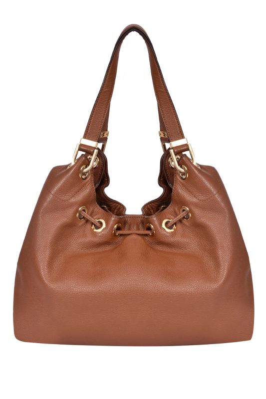 Micheal Kors Camden Leather Tassel Hobo Bag
