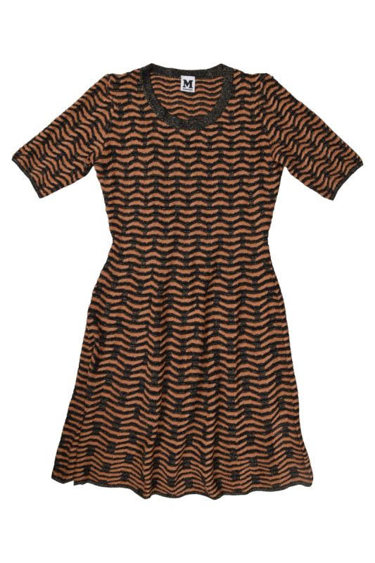 Missoni Brown Ribbed Dress