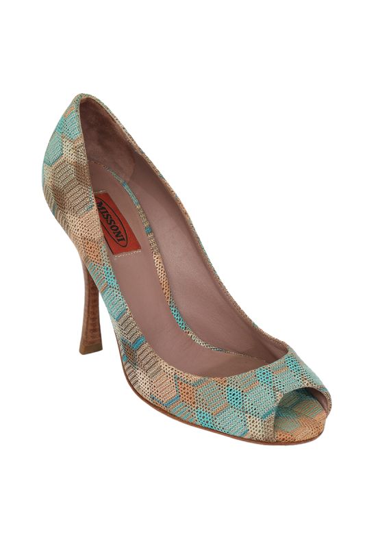 Missoni EU 38 Blue Peep Toes