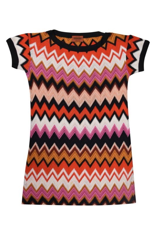 Missoni Multicolored Zig Zag Dress