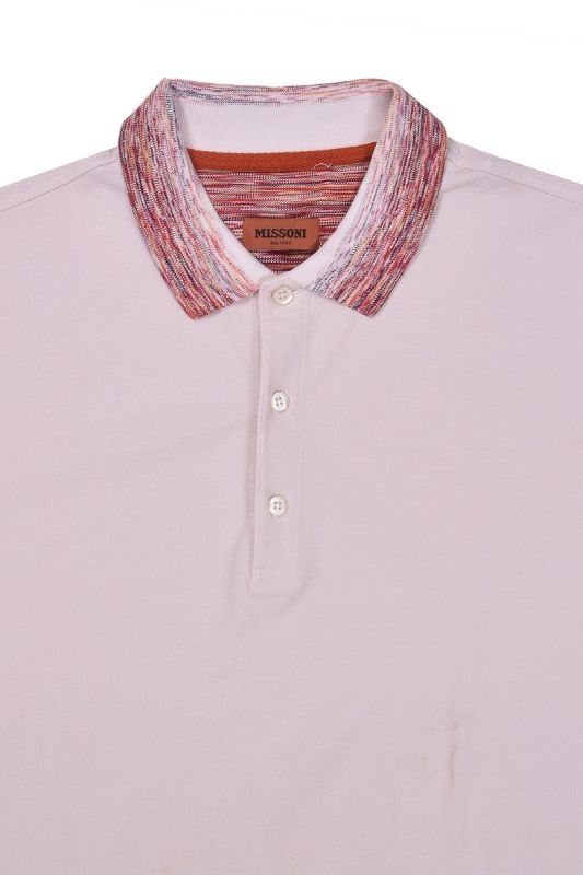 Missoni Off White Polo T-Shirt