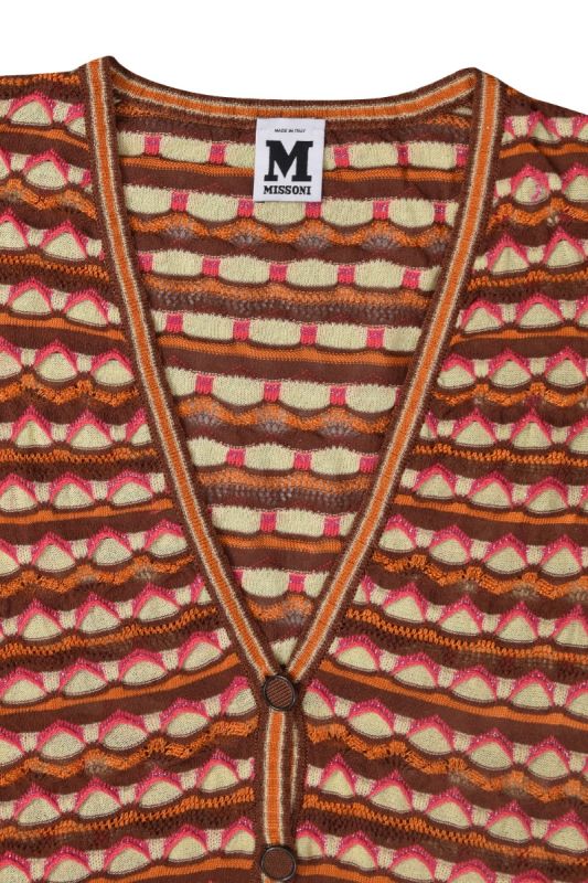 Missoni Zig Zag Brown Pink Top