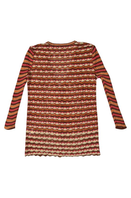 Missoni Zig Zag Brown Pink Top