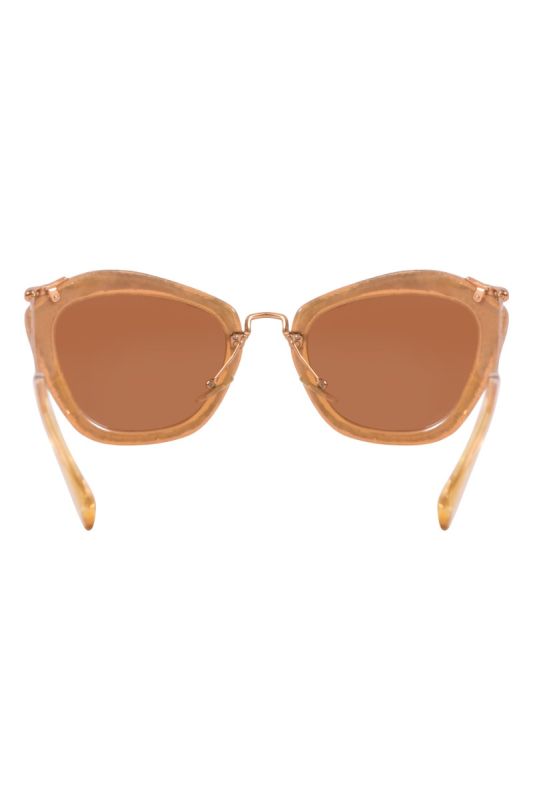 Miu Miu Golden Cat Eye Sunglasses