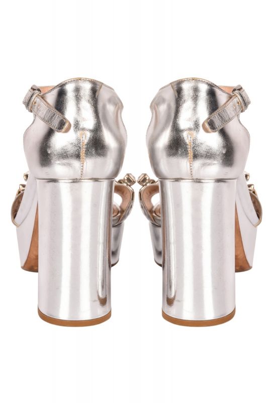MIU MIU JEWELED PEEPTOES