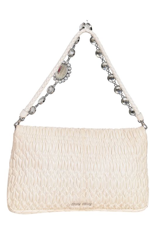 Miu Miu Logo – Plaque Matelasse Handbag