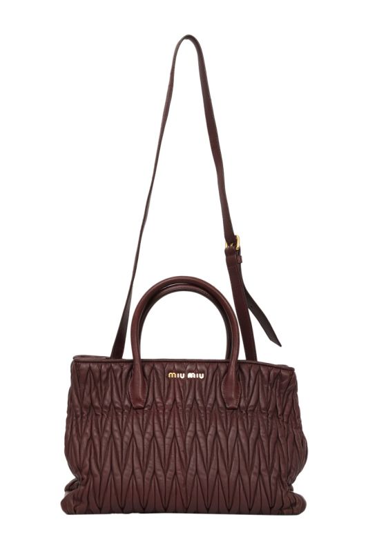 Miu MiuMatalesse Leather Tote Bag