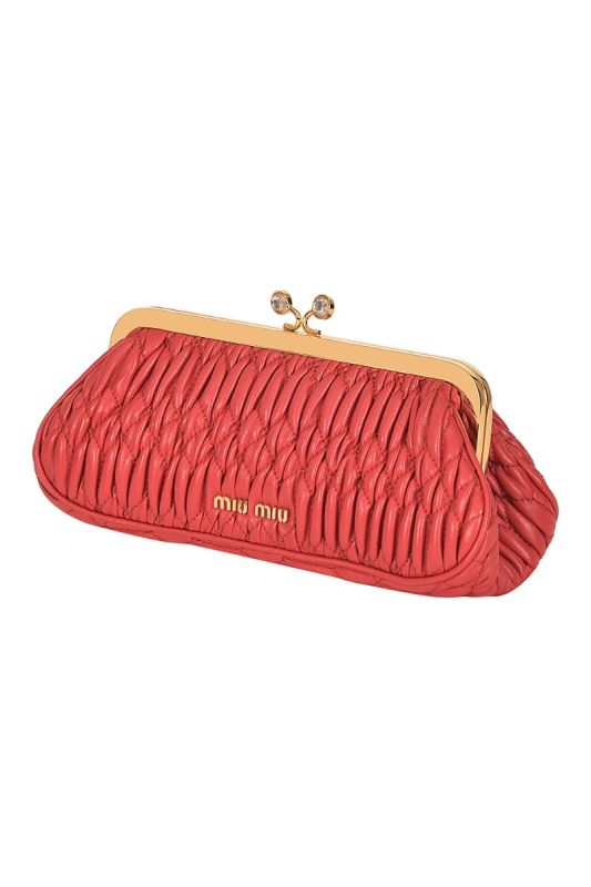 Miu Miu Matelasse Clutch
