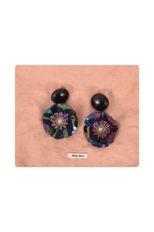 Miu Miu Multicolor Resin Earrings