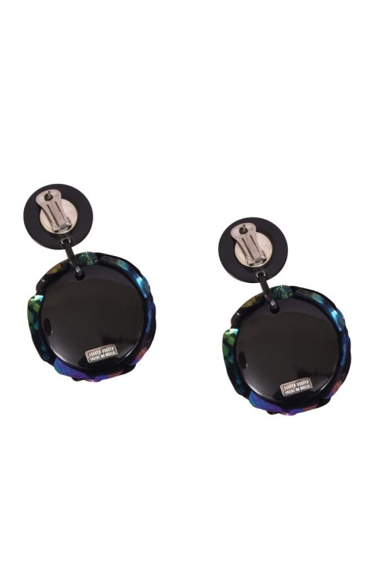 Miu Miu Multicolor Resin Earrings