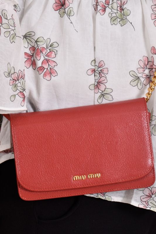 Miu  Miu Red WOC Sling