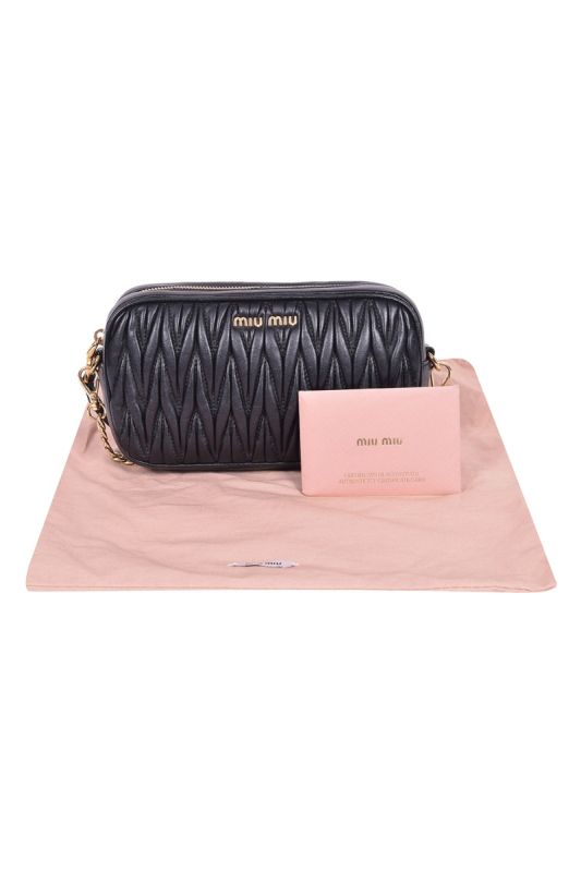 Miu Miu Rider Matelasse Belt/Cross body Bag