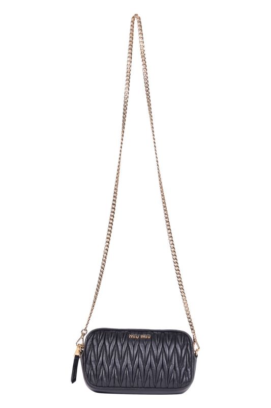 Miu Miu Rider Matelasse Belt/Cross body Bag