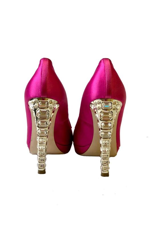 MIU MIU SATIN JEWEL PUMPS