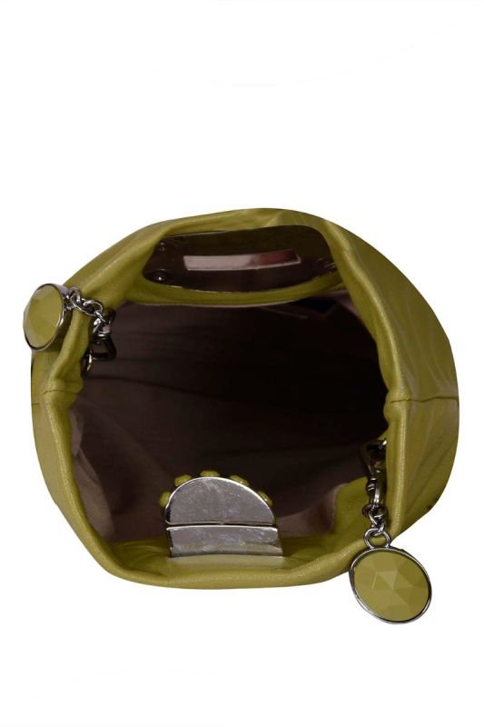 MiuMiu Strass Crystal Embellished Leather Bag