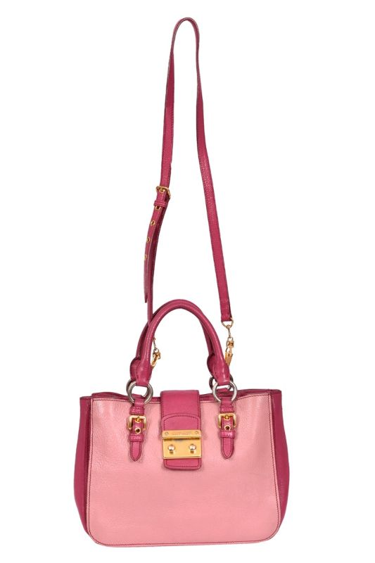 Miu Miu Madras Bi Colour Shoulder Bag