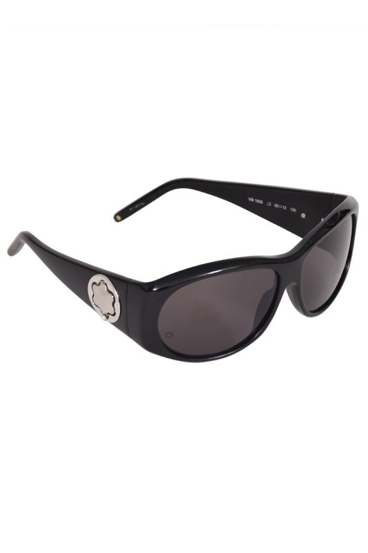 Mont Blanc Full Rim Black Sunglasses
