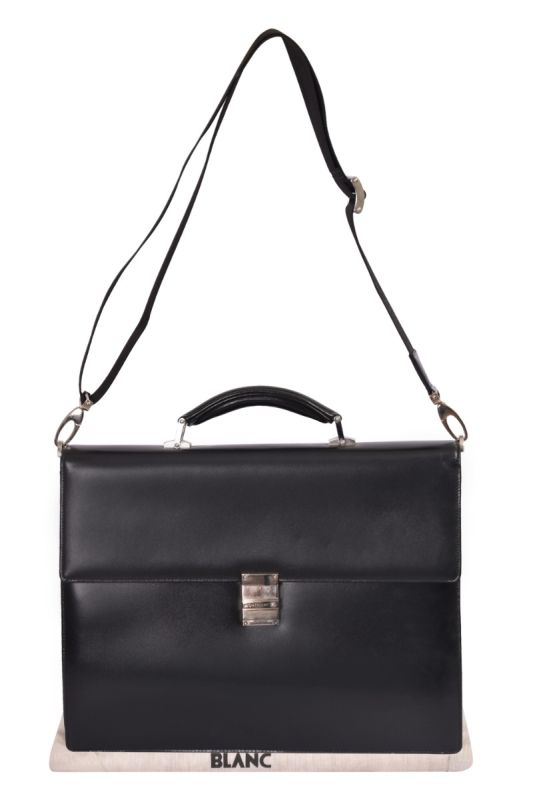 Mont Blanc Meisterstuck Double Gusset Briefcase Shoulder Bag
